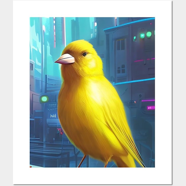 canary 2077 Wall Art by cloudart2868